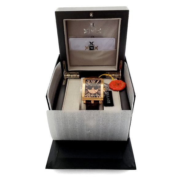 Millage The Dijon Ml0073-B Color Rose Gold Stainless Steel Swiss Watch 4326 - Picture 9 of 10